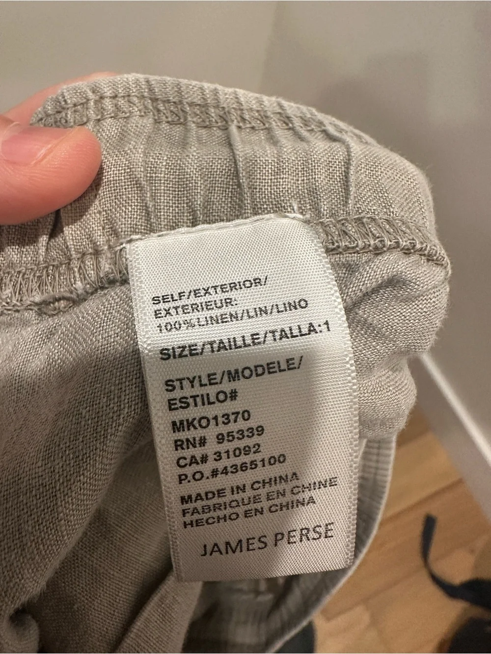 James Perse 16 5”